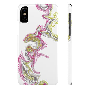 Fluid Art Pink Case Mate Slim Phone Cases