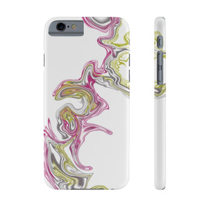 Fluid Art Pink Case Mate Slim Phone Cases