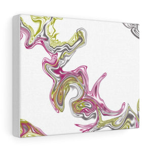 Fluid Art Pink Canvas Gallery Wraps