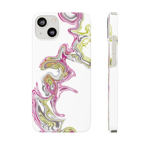 Fluid Art Pink Case Mate Slim Phone Cases