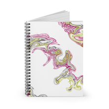 Load image into Gallery viewer, Fluid Art Pink Spiral Notebook - Ruled Line