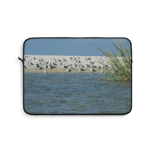 Sea Birds After The Rain Laptop Sleeve