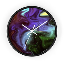 Load image into Gallery viewer, Fluid Art Galatic Wall clock