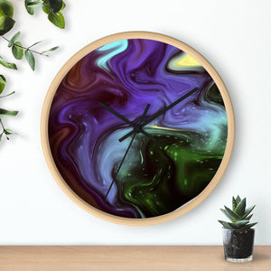 Fluid Art Galatic Wall clock