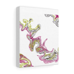 Fluid Art Pink Canvas Gallery Wraps