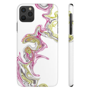 Fluid Art Pink Case Mate Slim Phone Cases