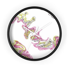 Load image into Gallery viewer, Fluid Art Pink Wall clock