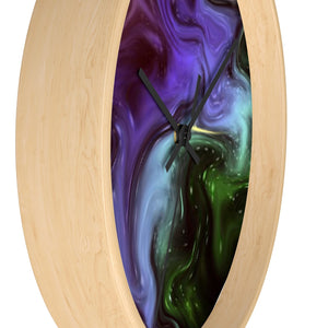 Fluid Art Galatic Wall clock