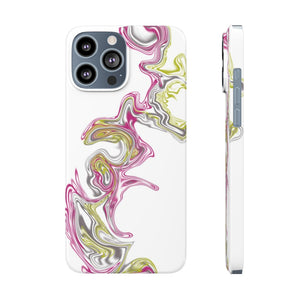 Fluid Art Pink Case Mate Slim Phone Cases