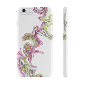 Fluid Art Pink Case Mate Slim Phone Cases