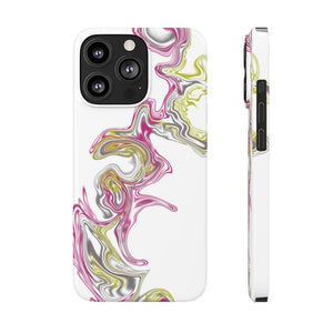 Fluid Art Pink Case Mate Slim Phone Cases