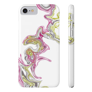 Fluid Art Pink Case Mate Slim Phone Cases