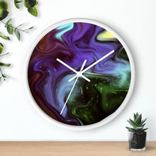 Load image into Gallery viewer, Fluid Art Galatic Wall clock